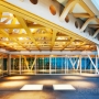 aspen art museum glass flooring panels   frosted