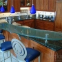 thick glass counter top