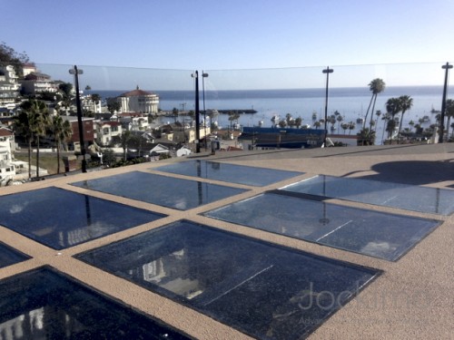 Catalina glass floor